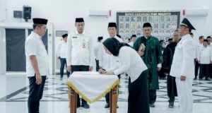 Lantik 89 Pejabat, Bupati Aep Tekankan Kinerja dan Larang Jual Beli Jabatan